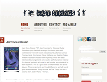 Tablet Screenshot of faststrings.com
